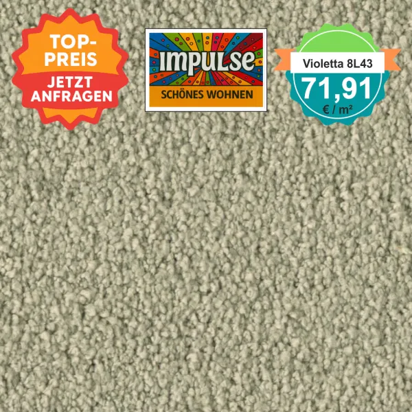 Vorwerk Violetta 8L43 – Teppichboden in Farbe 8L43, Velours-Oberfläche